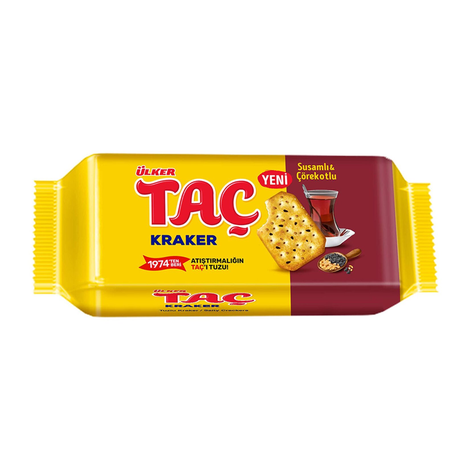 Ülker Taç Kraker Susamlı Çörekotlu 76Gr